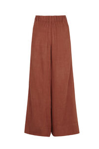 Slowlove Pantal&oacute;n ancho de lino lavado