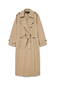 Vero Moda Gabardina longo b&aacute;sico