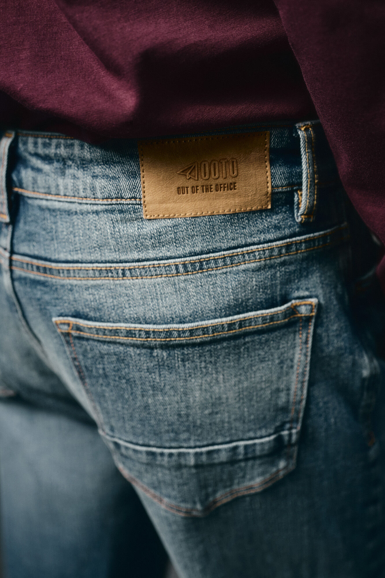 OOTO Pantal&oacute;n vaquero straight fit