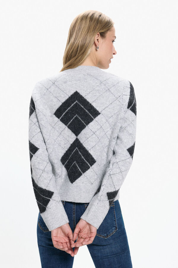Vero Moda C&aacute;rdigan rombos Gris
