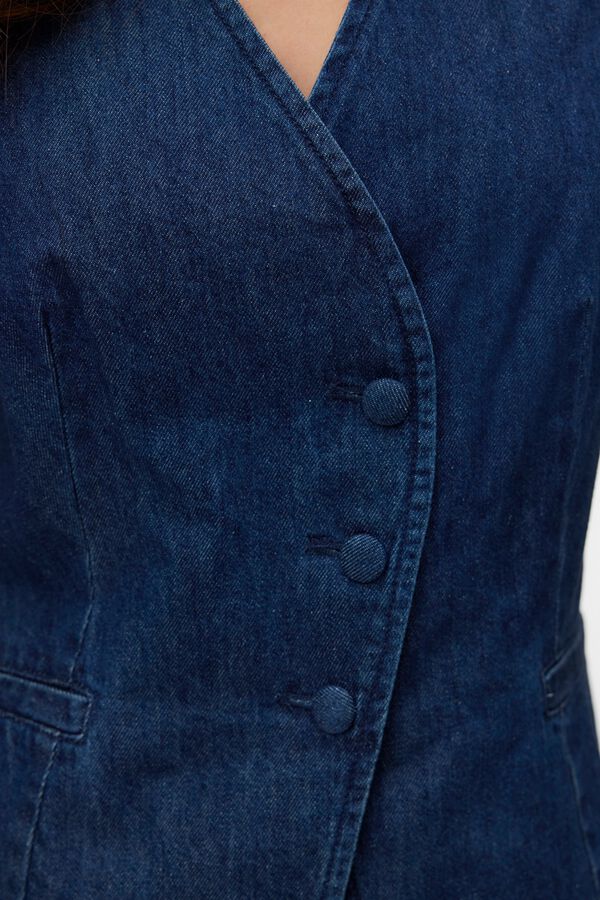 Vero Moda Chaleco denim Azul