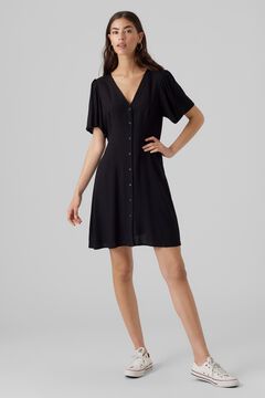 Vero Moda Vestido curto com bot&otilde;es