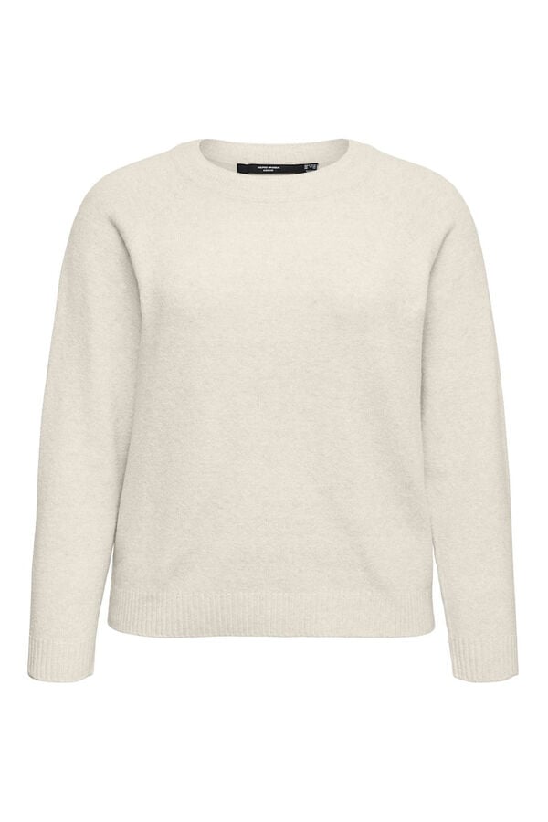 Vero Moda Curve Jersey cuello redondo talla grande Piedra