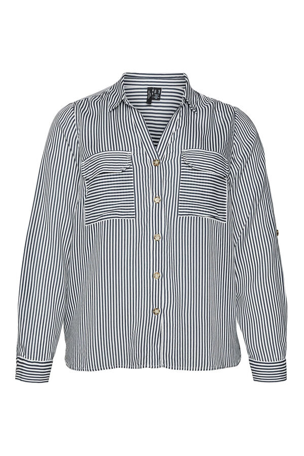 Vero Moda Curve Plus size shirt Printed blue