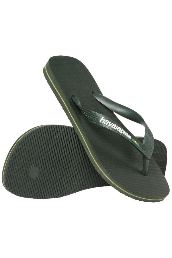 Havaianas Brazil logo sandal Green