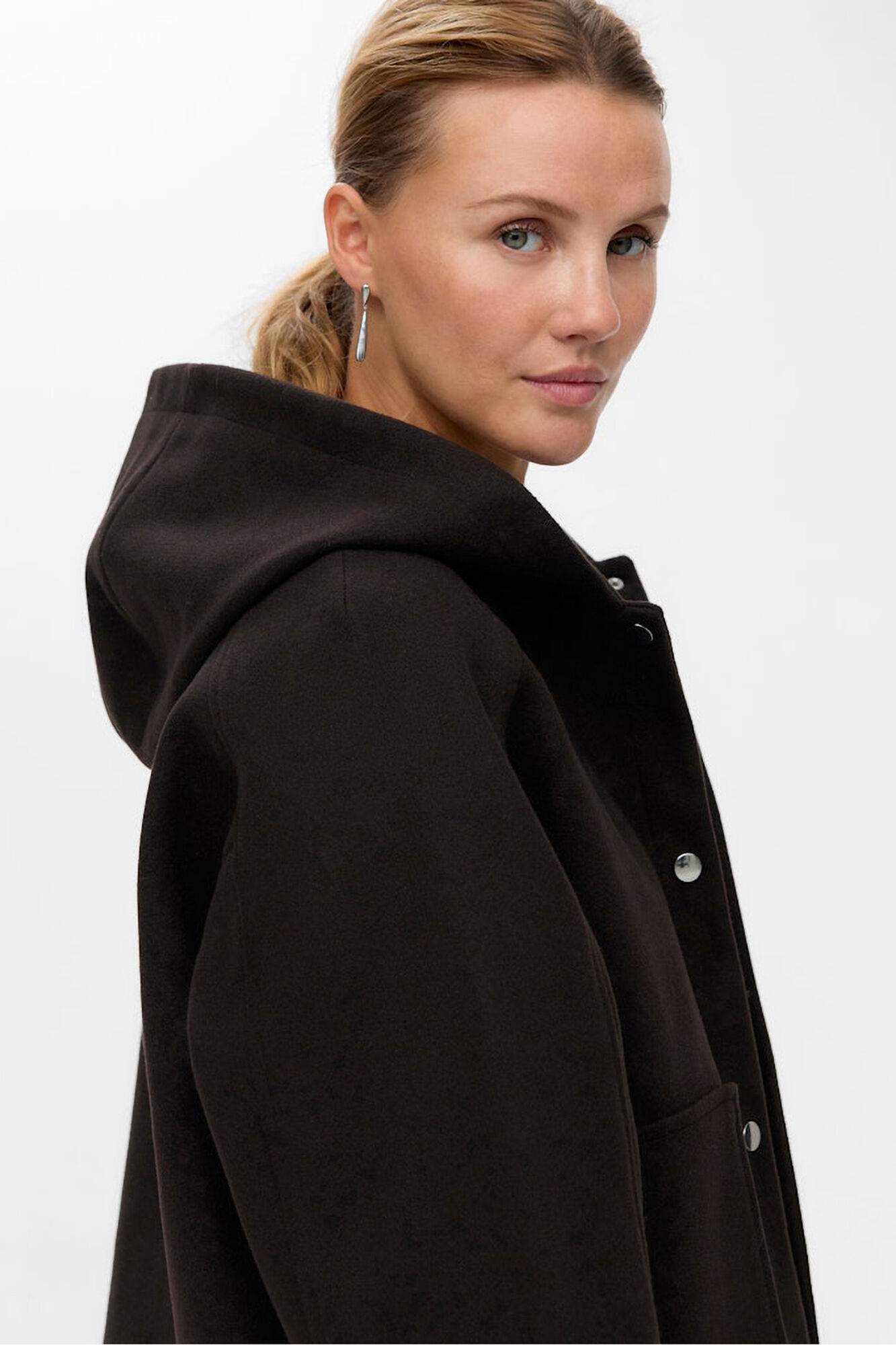 Vero Moda Abrigo corto de pa&ntilde;o