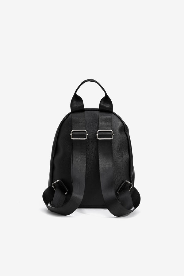 Vilanova Faux leather backpack Black