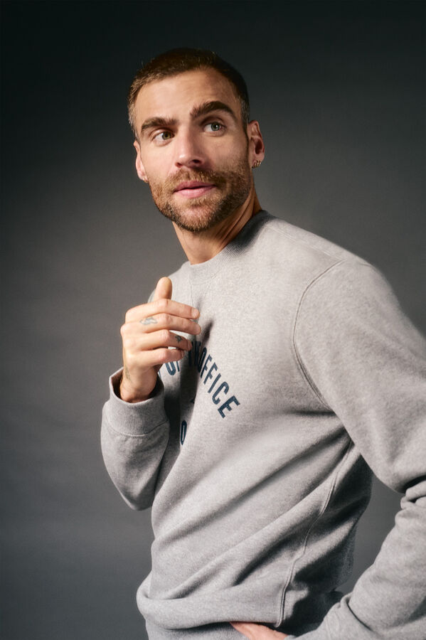 OOTO Sudadera caja logo Gris