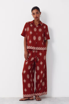 Cortefiel Pantal&oacute;n estampado