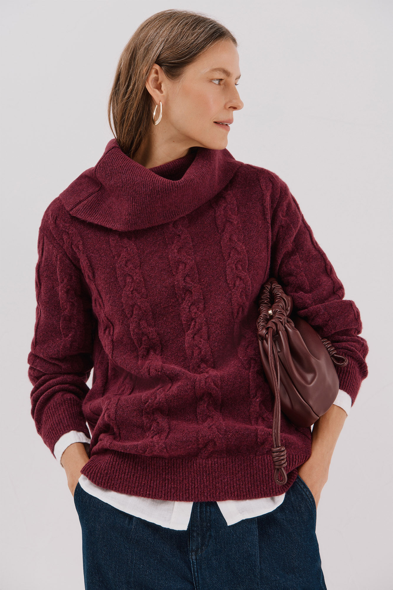 Cortefiel Jersey cuello amplio