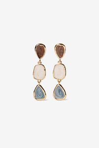 Vilanova Pendientes Largos Esmaltados Tricolor