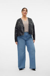 Vero Moda Curve Cazadora efecto piel Curve