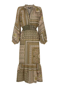 Cortefiel Vestido estampado fluido