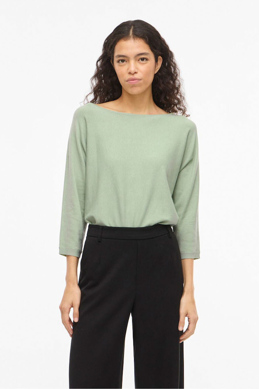 Jersey manga media con viscosa