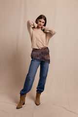 Slowlove Jersey calado perkins Piedra