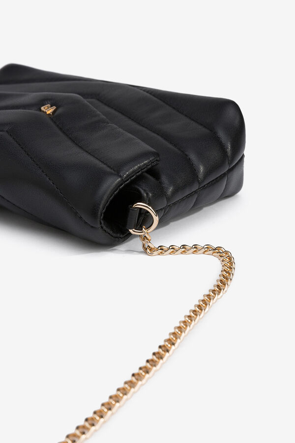 Vilanova Bolso bandolera acolchado Negro