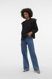 Vero Moda Top plumeti volantes