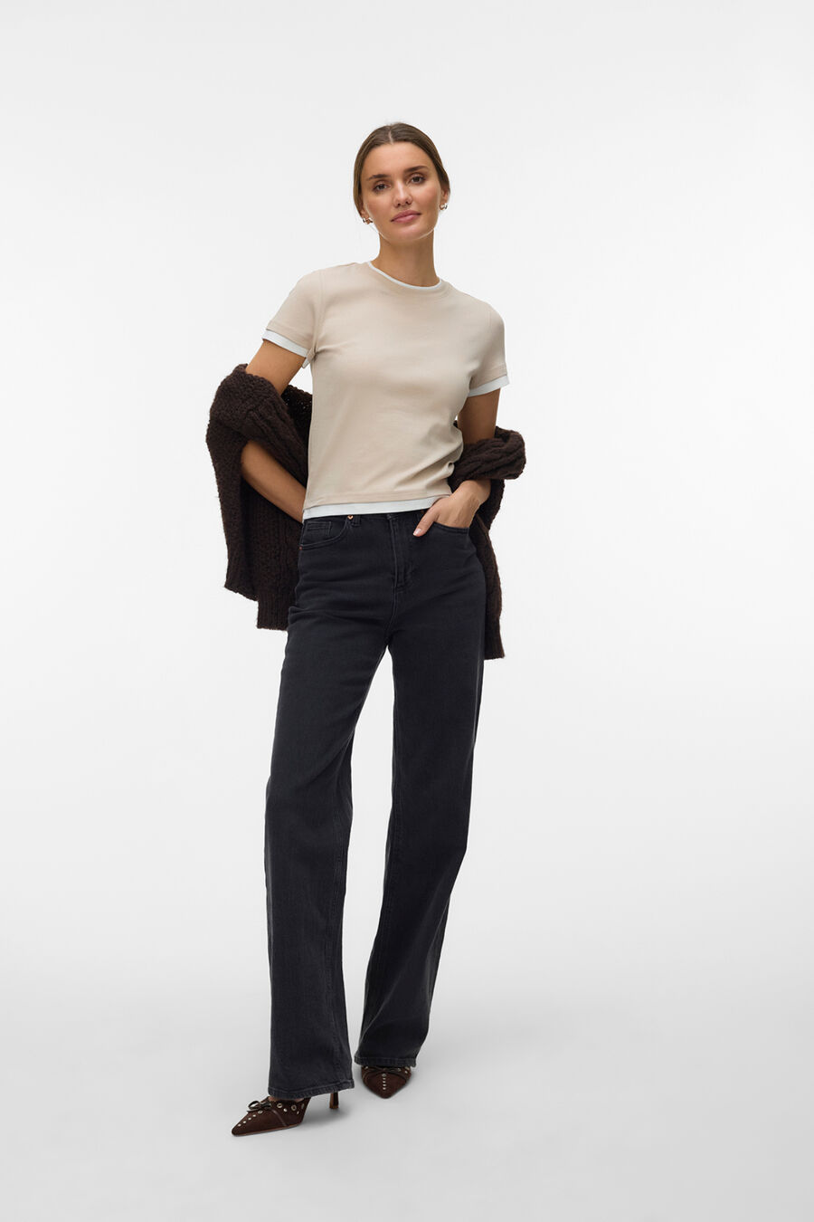 Camiseta manga corta doble capa