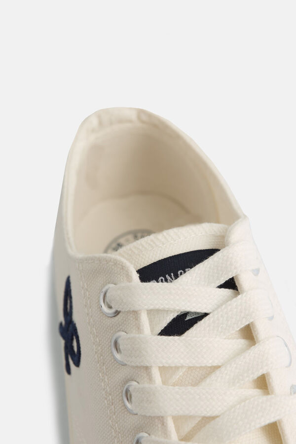 Silbon Canvas trainers White