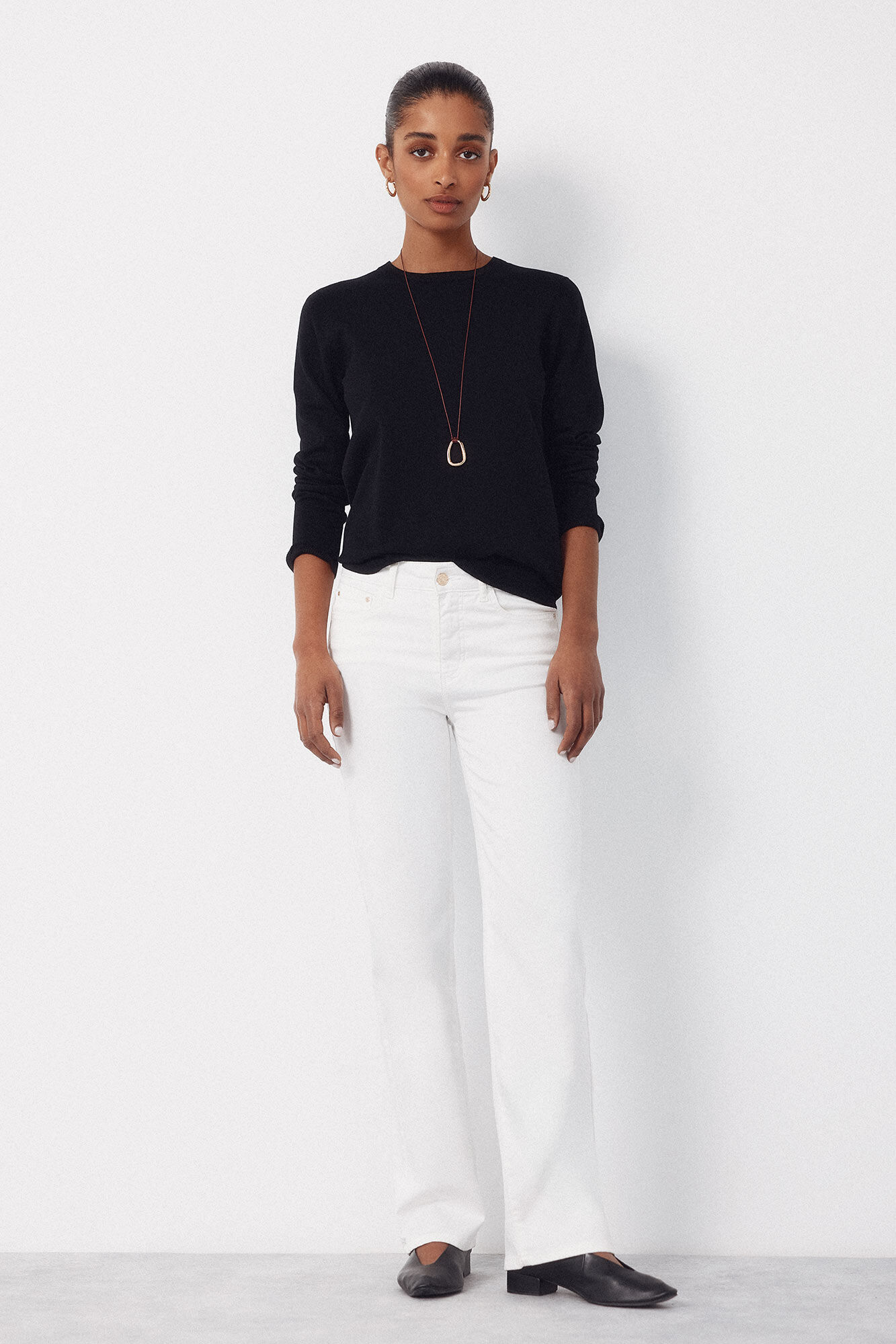 Cortefiel Camisola em malha &agrave;s riscas