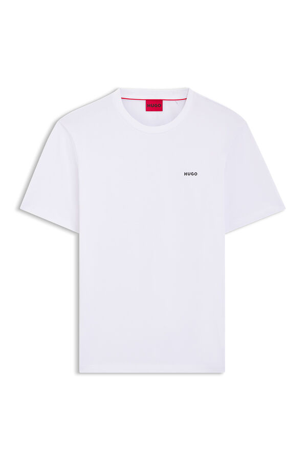 HUGO T-shirt de manga curta Branco