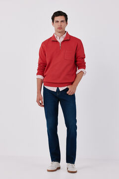Cortefiel Sudadera cuello cremallera