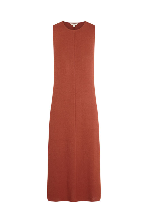 Slowlove Vestido b&aacute;sico estructura Brown
