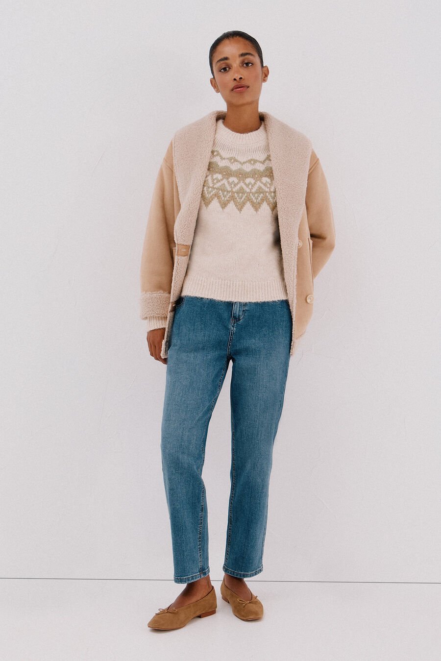 Jersey jacquard Fair Isle