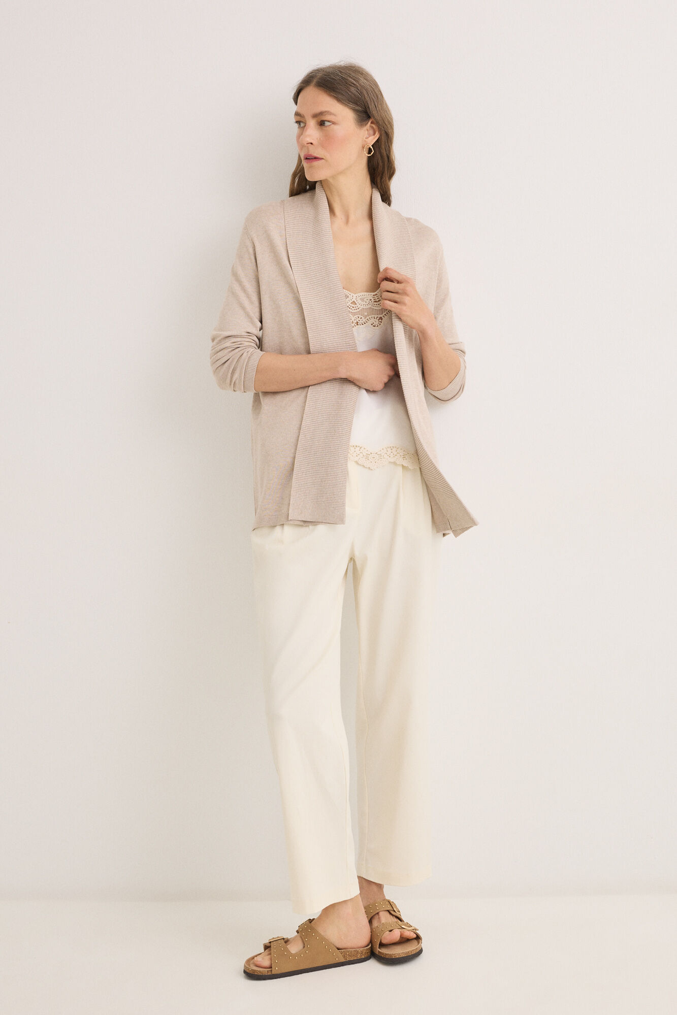 Cortefiel Casaco gola xaile