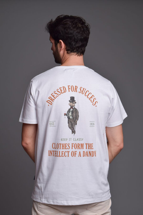 Cloking Camiseta Dress For Success Blanco