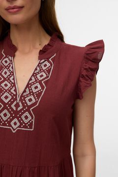 Vero Moda Vestido curto de algod&atilde;o