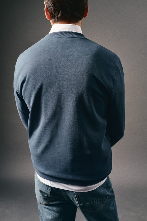 OOTO Sudadera logo relieve Azul oscuro