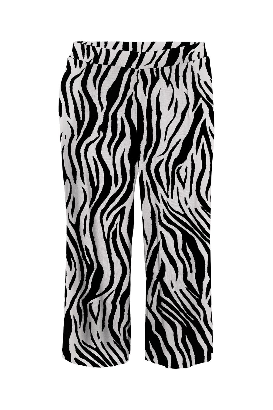 Pantalón culotte de lino talla grande