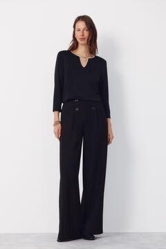 Cortefiel Top lagrima contraste