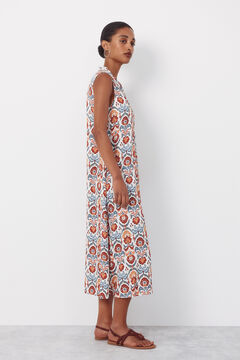 Cortefiel Vestido fluido manga sisa