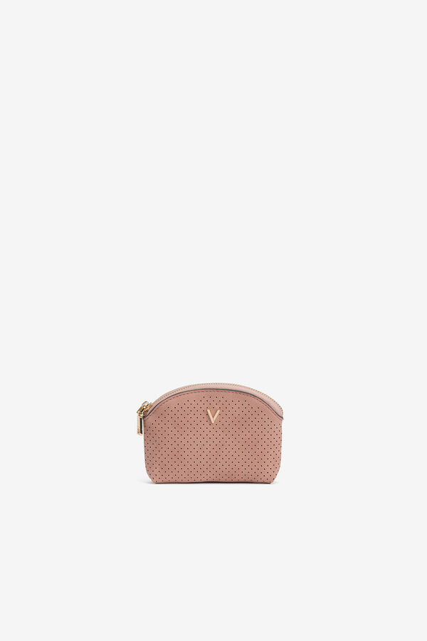 Vilanova Perforated leather effect bag Pink