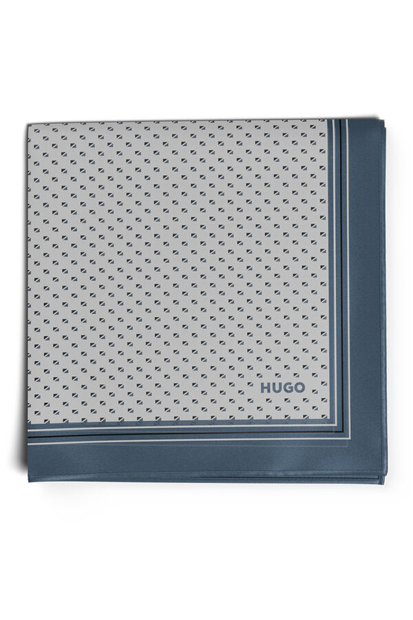 HUGO Pa&ntilde;uelo de bolsillo Azul