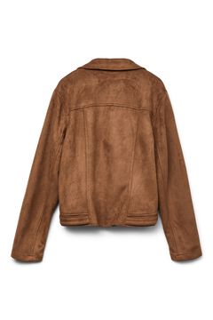 Vero Moda Curve Cazadora biker de antelina