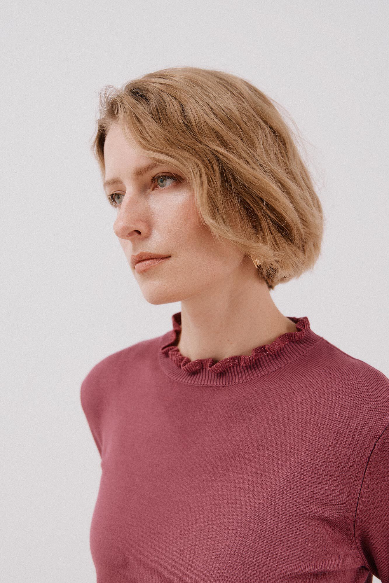 Cortefiel Jersey volante cuello