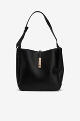 Vilanova Bolso de hombro efecto piel Negro