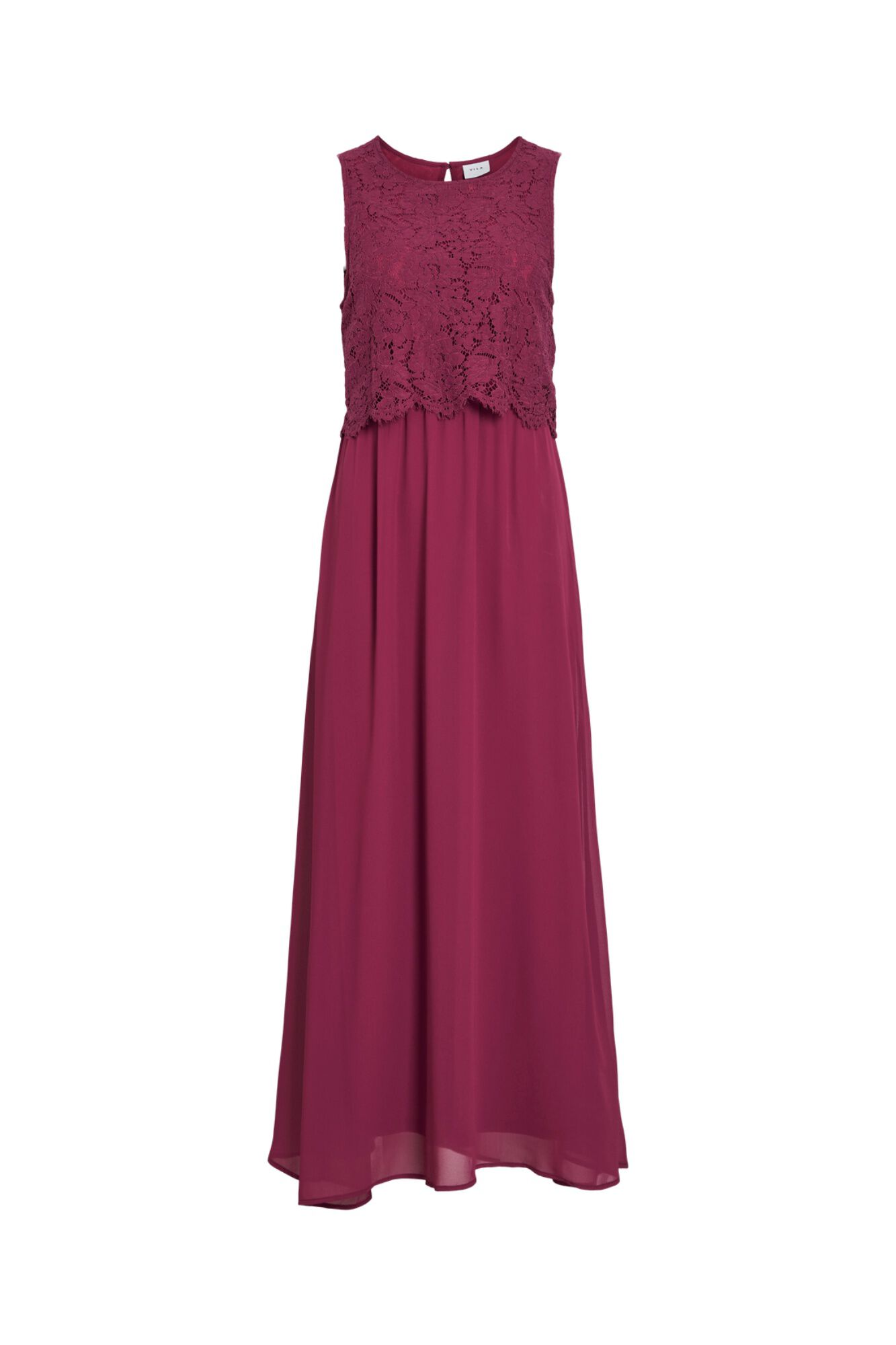 Vila Vestido largo con encaje de fiesta