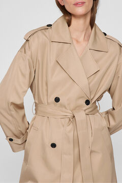 Vila Gabardina larga anudada