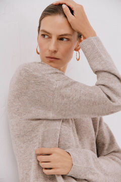 Cortefiel Jersey suave franjas