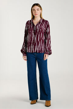 Vila Camisa estampada de viscosa