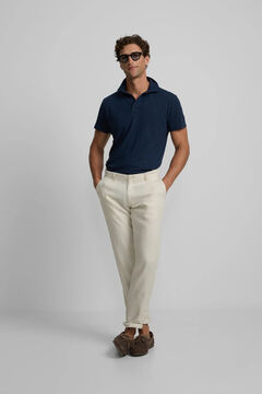 Silbon Pantalon sport chino lino