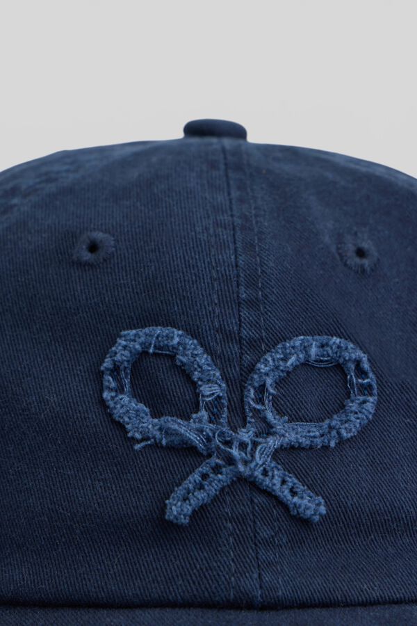 Silbon Gorra raqueta relieve Azul marino
