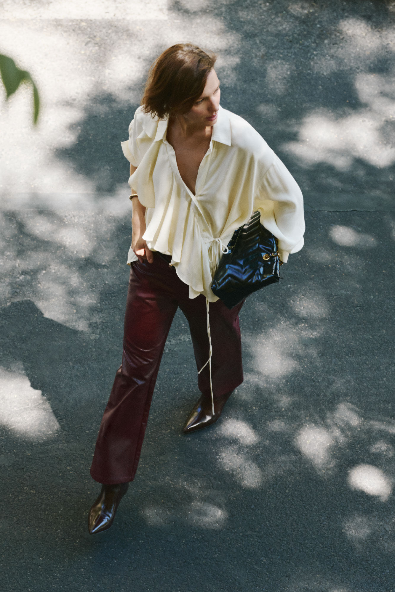 Cortefiel Pantal&oacute;n efecto piel