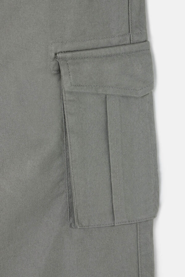 Silbon Casual sport cargo pants Green
