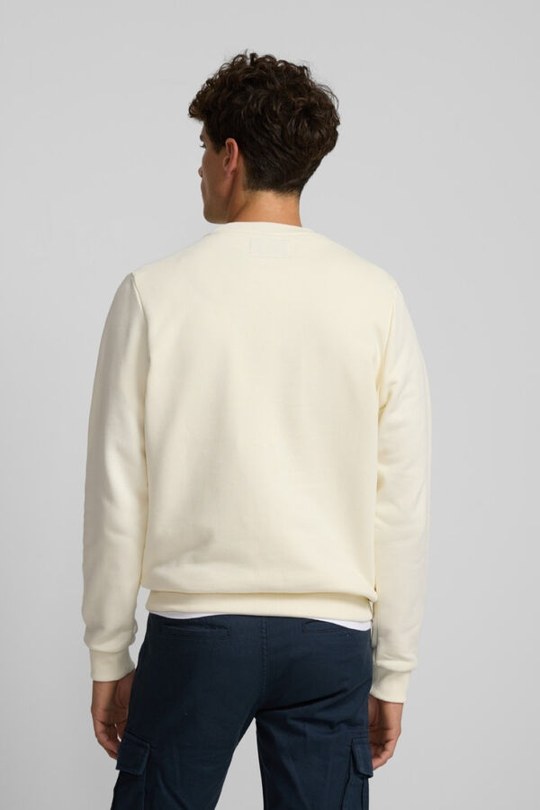 Silbon Sudadera silbon raqueta media Marfil