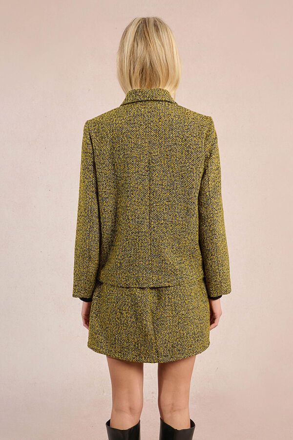 Molly Bracken Casaco curta com estampado discreta Multicolorido